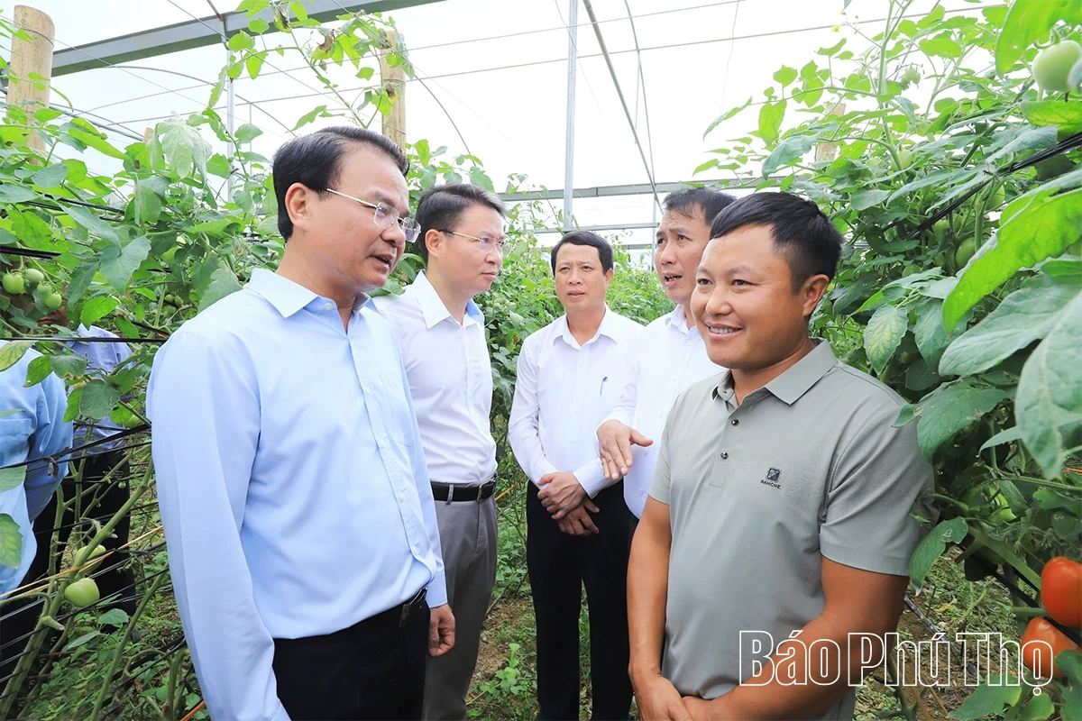 Bí thư Tỉnh uỷ Đặng Xuân Phong thăm và làm việc với Ban Thường vụ Đảng ủy xã Pà Cò