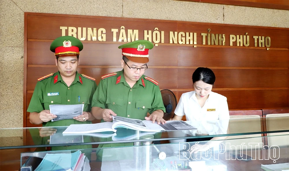 Đảm bảo an ninh trật tự phục vụ Đại hội đại biểu Đảng bộ tỉnh Phú Thọ