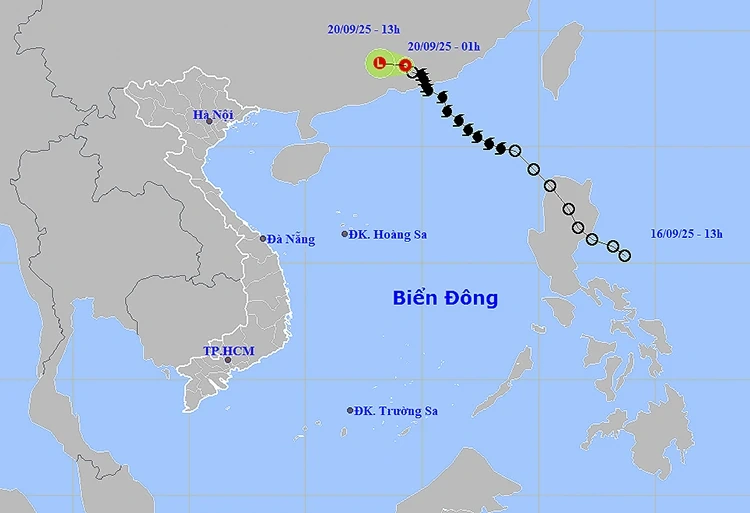 Thời tiết ngày 20/9: Áp thấp nhiệt đới suy yếu, không còn ảnh hưởng trực tiếp đến Việt Nam