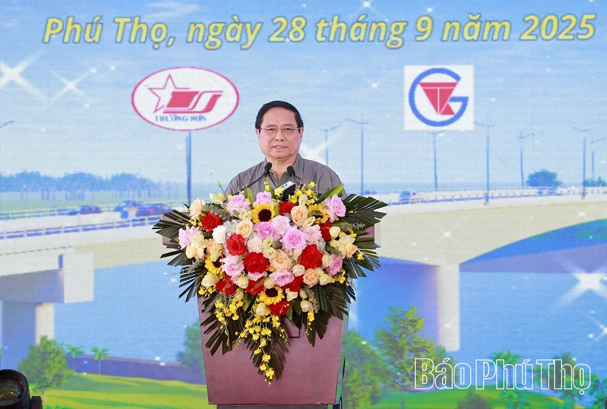 Khánh thành cầu Phong Châu, quốc lộ 32C, tỉnh Phú Thọ
