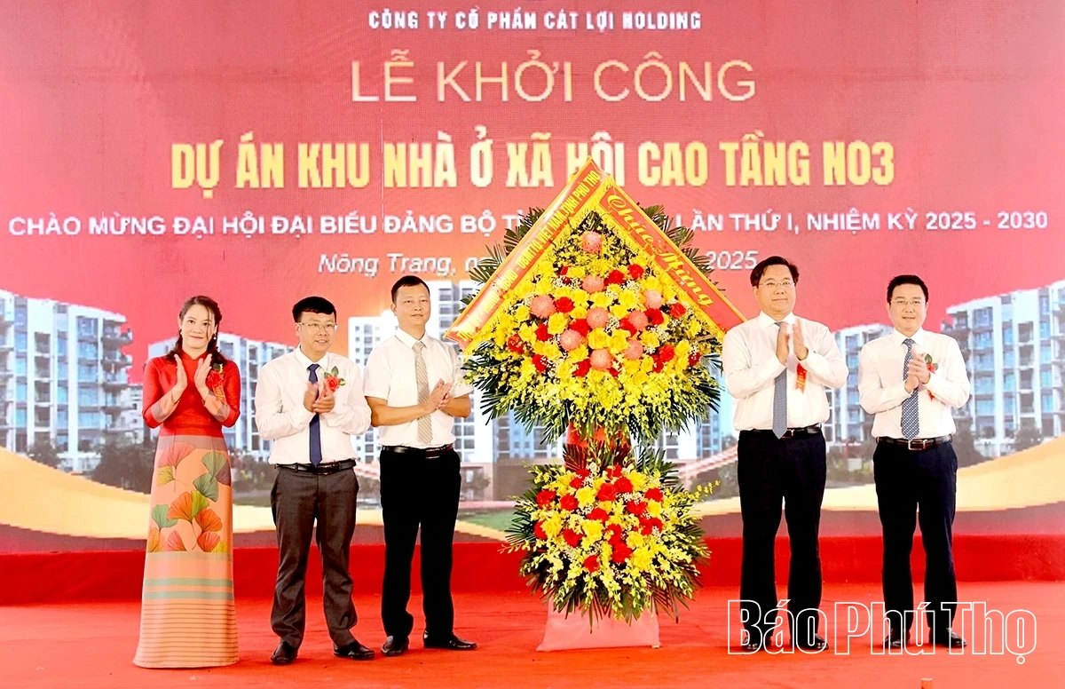 Khởi công Dự án Khu nhà ở xã hội cao tầng NO3