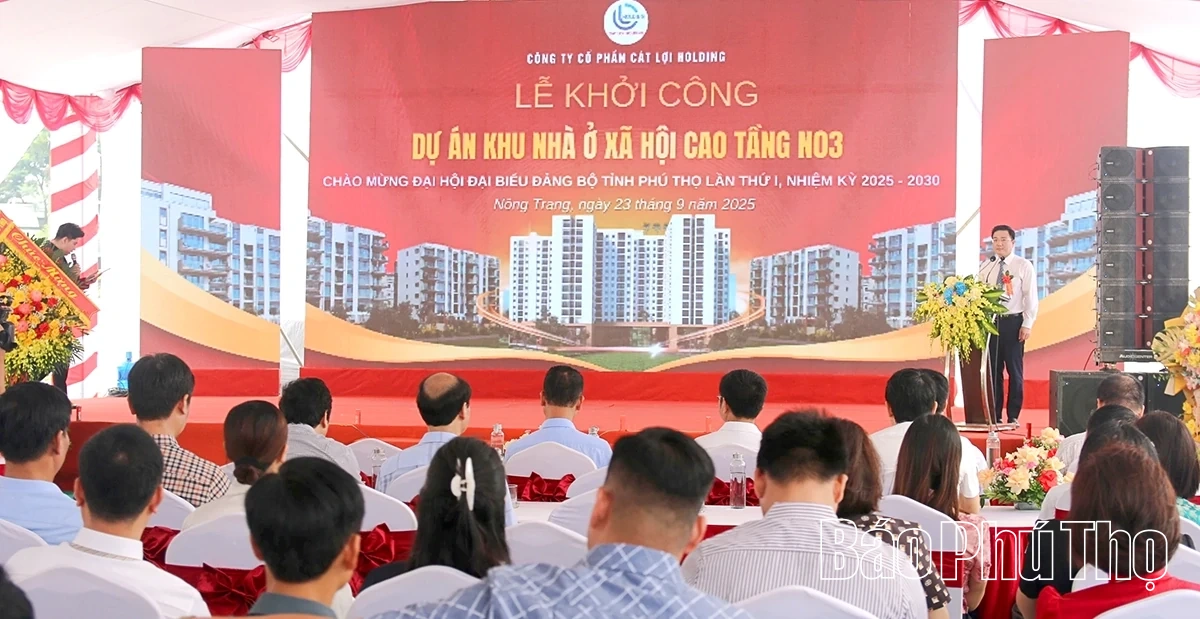 Khởi công Dự án Khu nhà ở xã hội cao tầng NO3