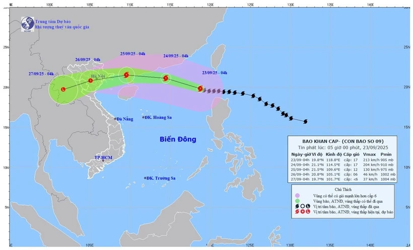 Chủ động ứng phó với siêu bão Ragasa