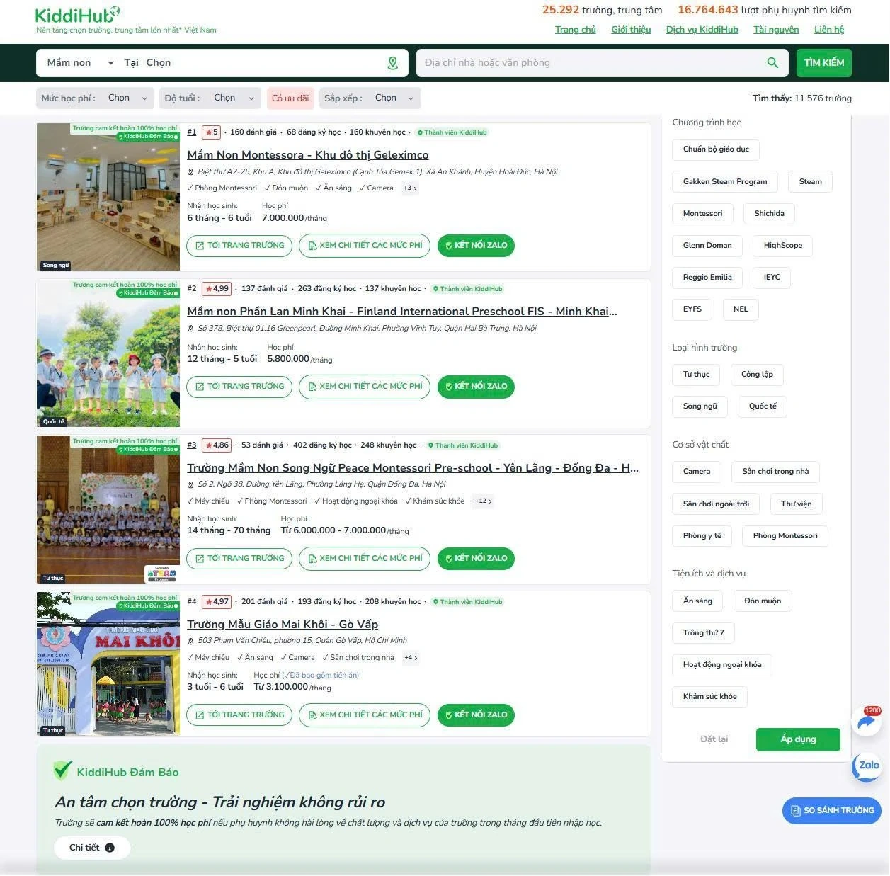 Học phí mầm non: Làm sao đóng an toàn, không lo mất tiền