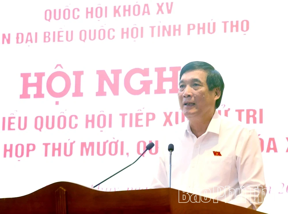 Đoàn đại biểu Quốc hội tỉnh tiếp xúc cử tri trước Kỳ họp thứ 10, Quốc hội khóa XV