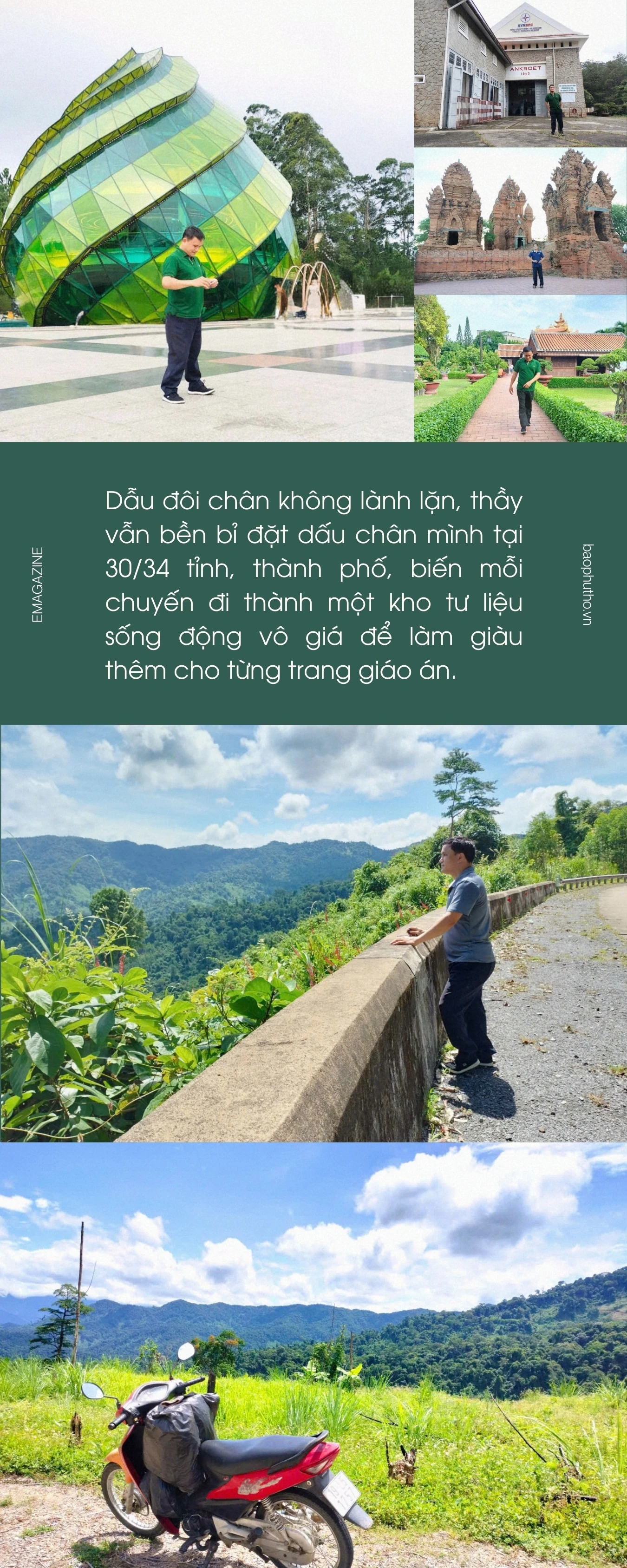 Đôi chân không lành và hành trình chạm đến giấc mơ bục giảng
