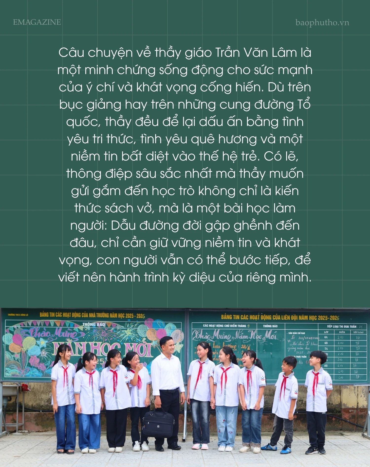 Đôi chân không lành và hành trình chạm đến giấc mơ bục giảng