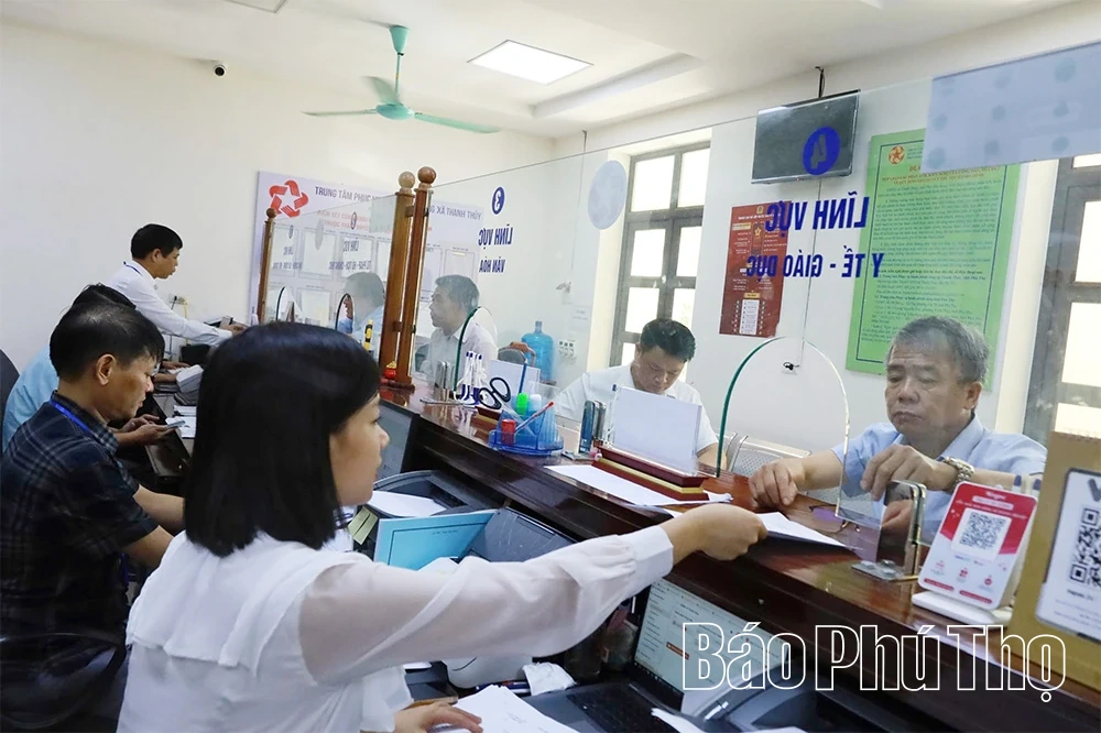 Trên 98% thủ tục hành chính được giải quyết thủ tục đúng và trước hạn