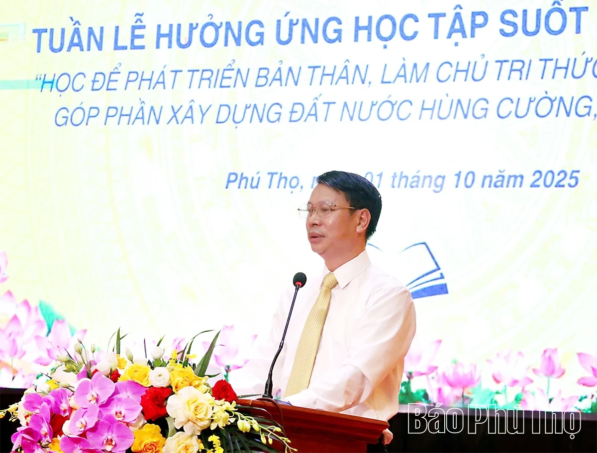 Khai mạc tuần lễ hưởng ứng học tập suốt đời năm 2025