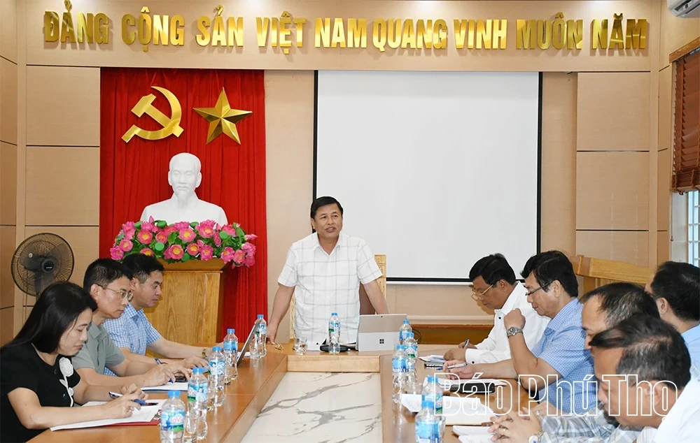 Kiểm tra công tác khắc phục hậu quả hoàn lưu bão số 10 tại khu vực Vĩnh Phúc