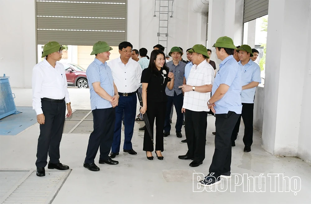 Kiểm tra công tác khắc phục hậu quả hoàn lưu bão số 10 tại khu vực Vĩnh Phúc