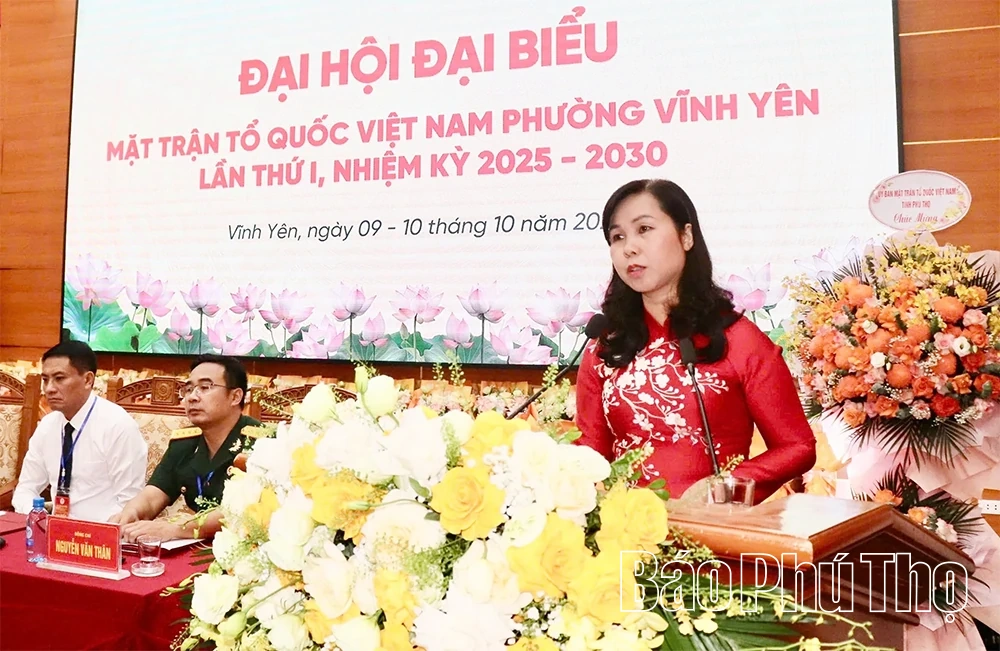 Phát huy sức mạnh khối đại đoàn kết toàn dân tộc, xây dựng phường Vĩnh Yên văn minh, hiện đại