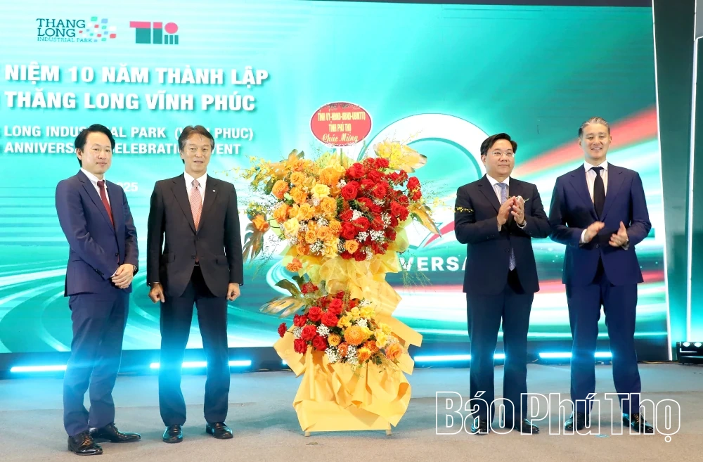 Khu công nghiệp Thăng Long Vĩnh Phúc kỷ niệm 10 năm thành lập