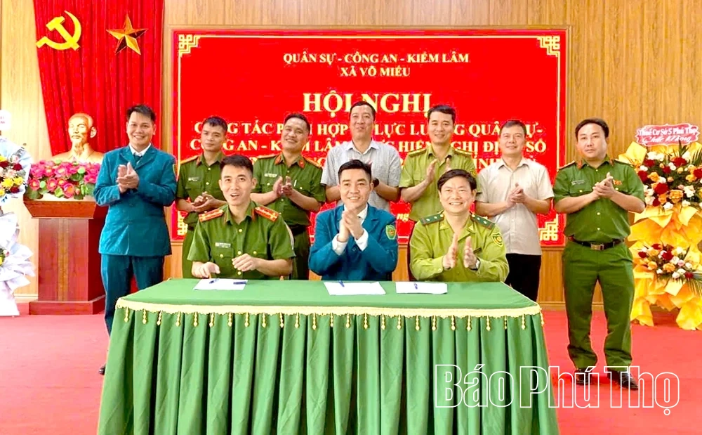 Ký kết phối hợp bảo vệ và phòng cháy chữa cháy rừng