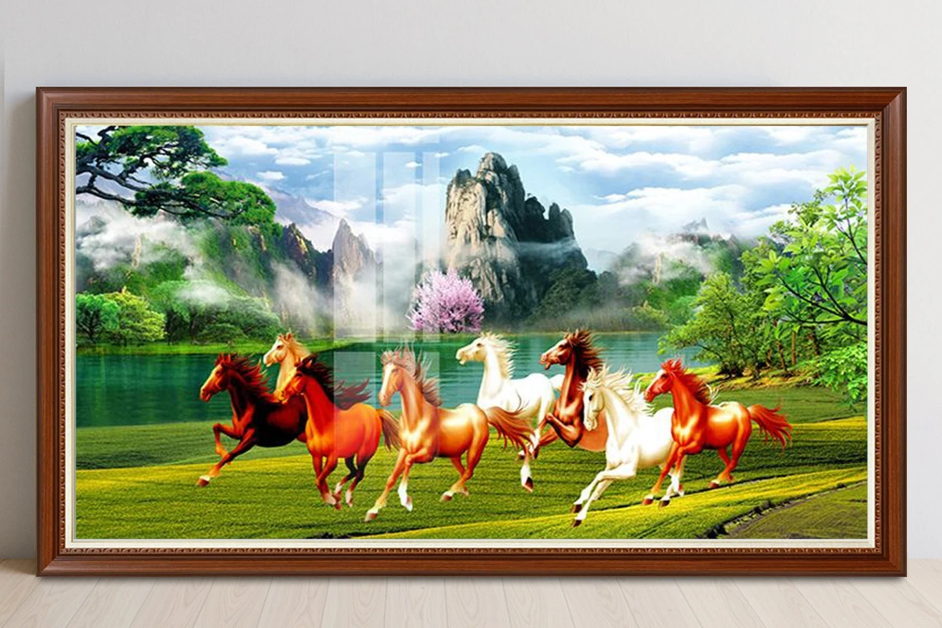 Top 5 Mẫu Tranh Bát Mã đẹp được yêu thích nhất
