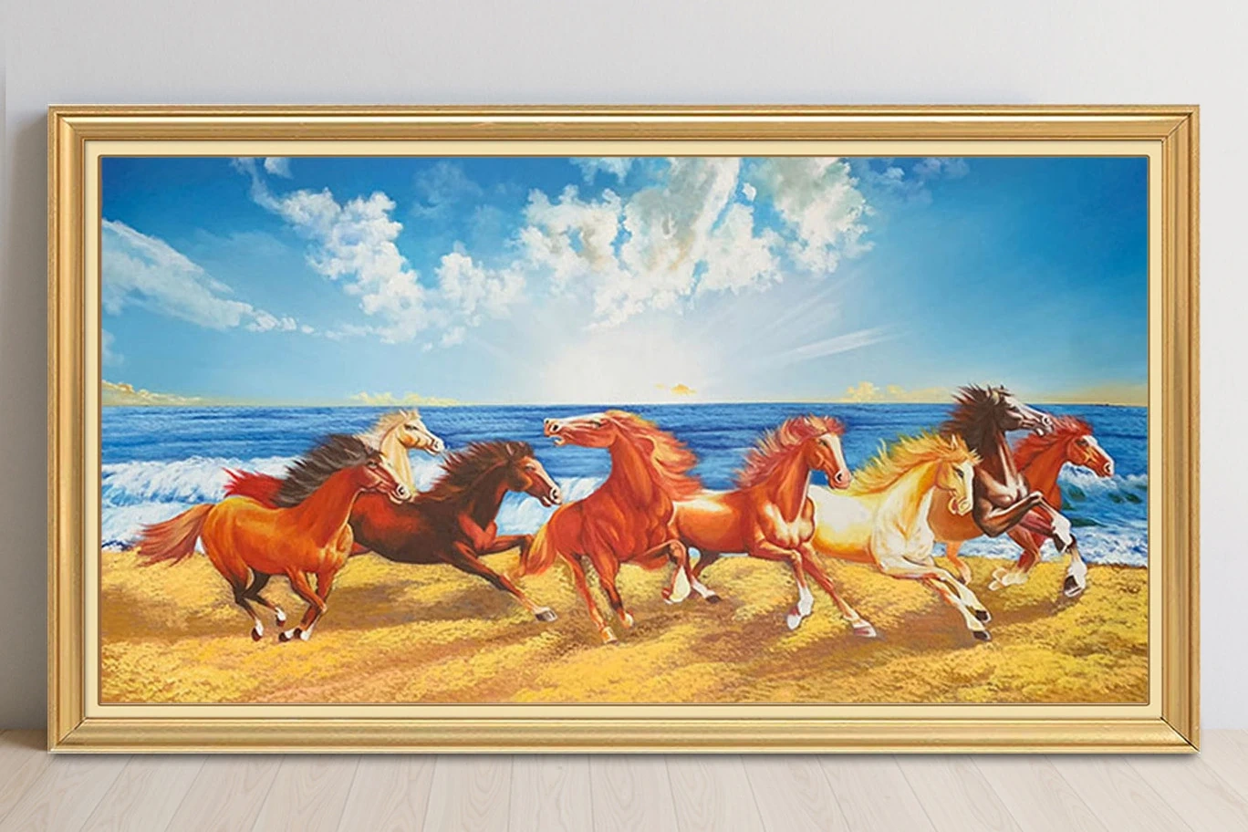 Top 5 Mẫu Tranh Bát Mã đẹp được yêu thích nhất
