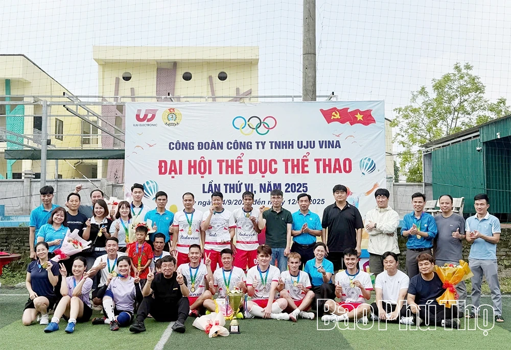 Công đoàn Công ty TNHH Uju Vina tổ chức Đại hội thể dục thể thao lần VI