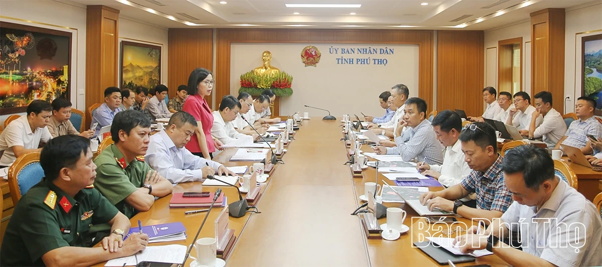 Phó Chủ tịch UBND tỉnh Phùng Thị Kim Nga làm việc với Tổng Công ty Truyền tải điện Quốc gia