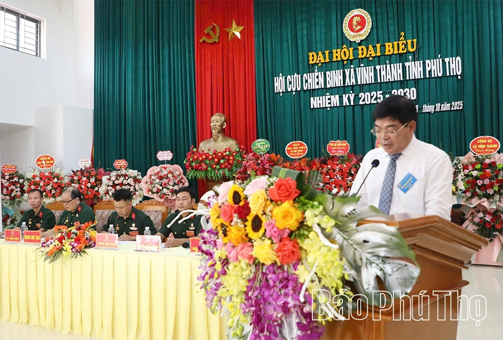 Đại hội đại biểu Hội Cựu chiến binh xã Vĩnh Thành nhiệm kỳ 2025-2030