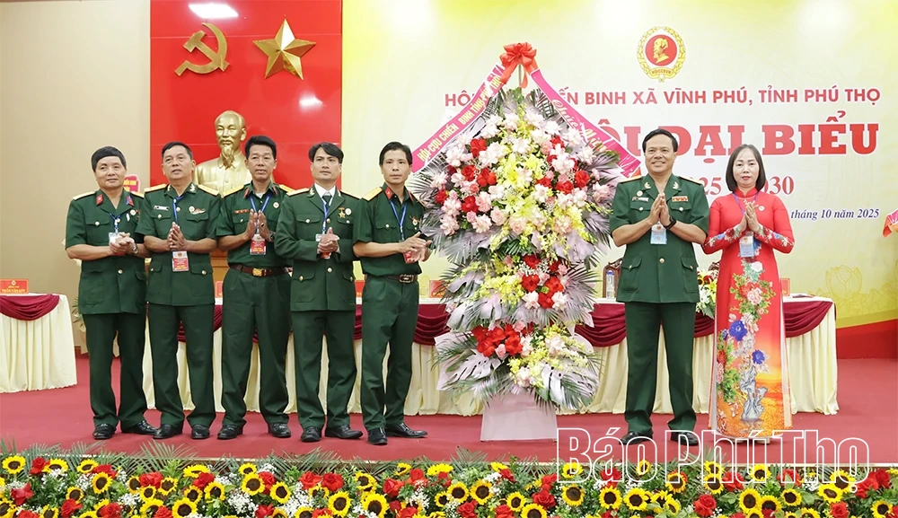 Đại hội đại biểu Hội Cựu chiến binh xã Vĩnh Phú, nhiệm kỳ 2025-2030