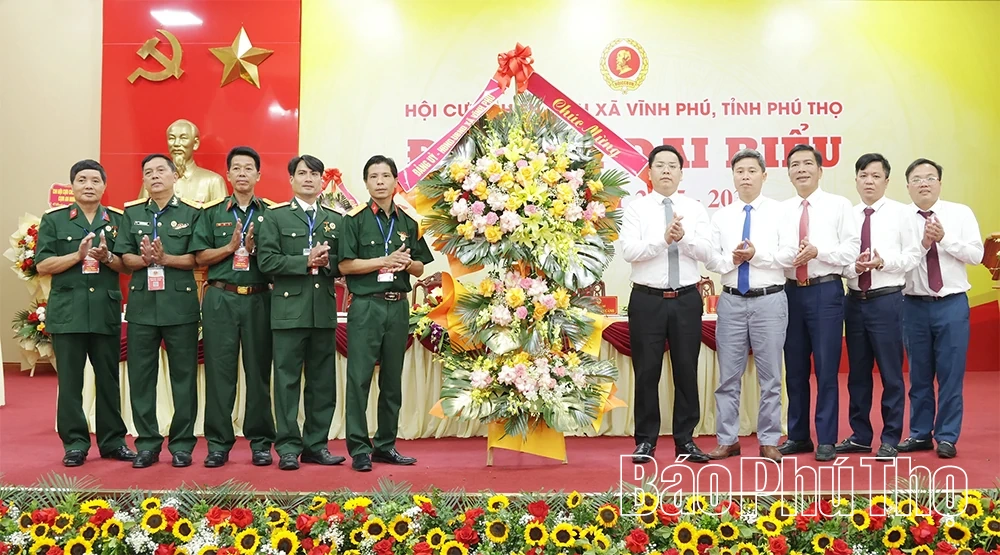 Đại hội đại biểu Hội Cựu chiến binh xã Vĩnh Phú, nhiệm kỳ 2025-2030