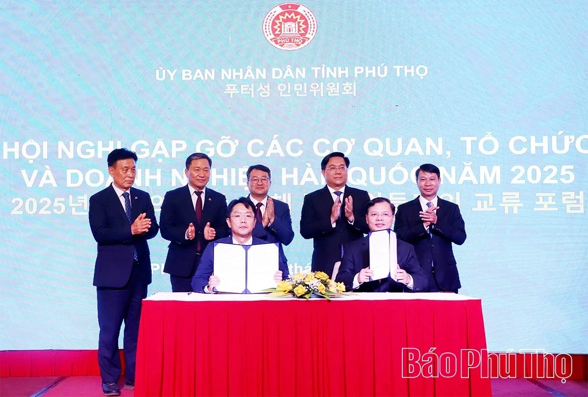 Strengthening Partnerships Between Korean Agencies, Organizations, and Enterprises with Phu Tho Province