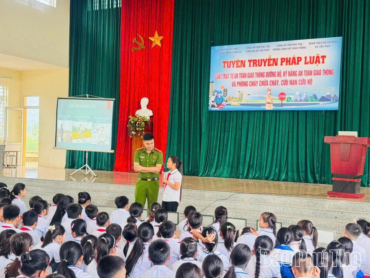 Công an xã Yên Thuỷ giữ bình yên từ cơ sở