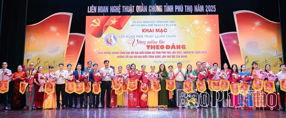 Khai mạc Liên hoan Nghệ thuật quần chúng tỉnh Phú Thọ năm 2025