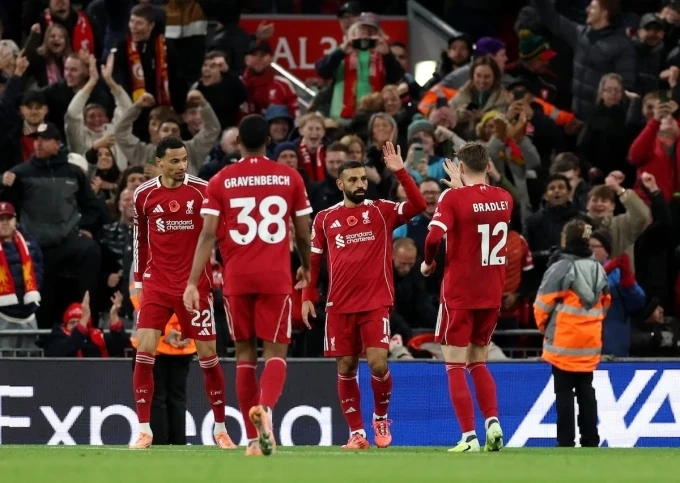 Liverpool ngắt mạch thua tại Ngoại hạng Anh