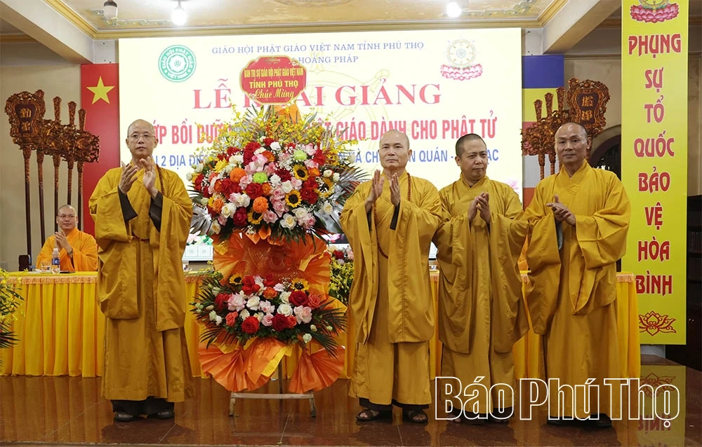 Khai giảng lớp bồi dưỡng giáo lý Phật giáo dành cho phật tử