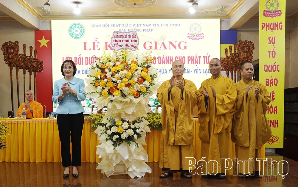 Khai giảng lớp bồi dưỡng giáo lý Phật giáo dành cho phật tử