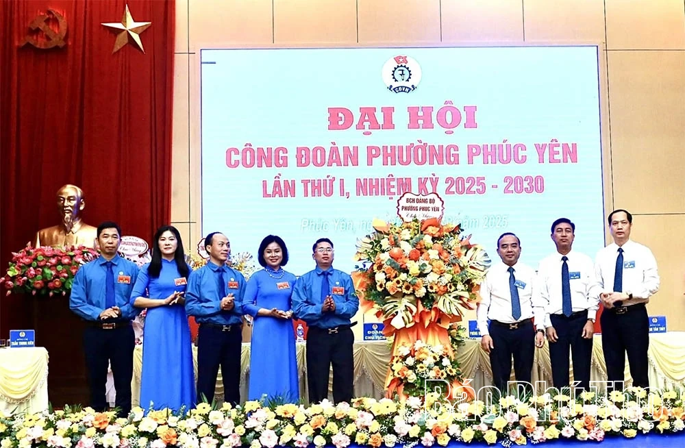 Đại hội Công đoàn phường Phúc Yên lần thứ I