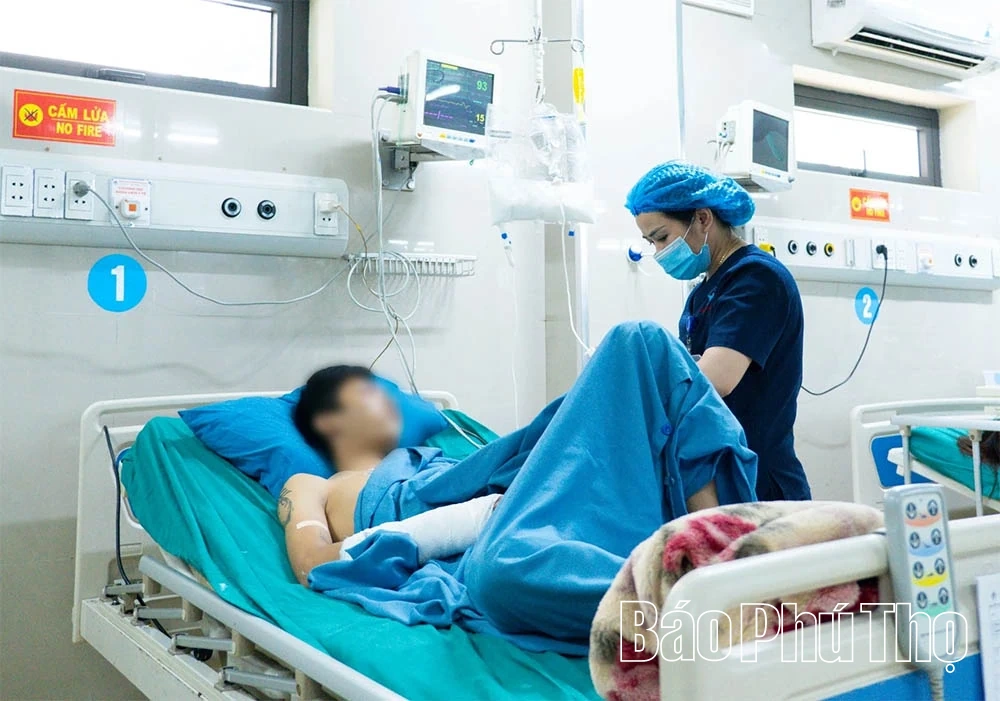 Nút mạch cấp cứu thành công nam bệnh nhân vỡ lách độ IV