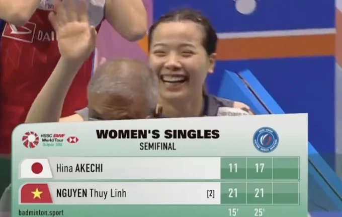 Thùy Linh vào chung kết giải cầu lông Hàn Quốc