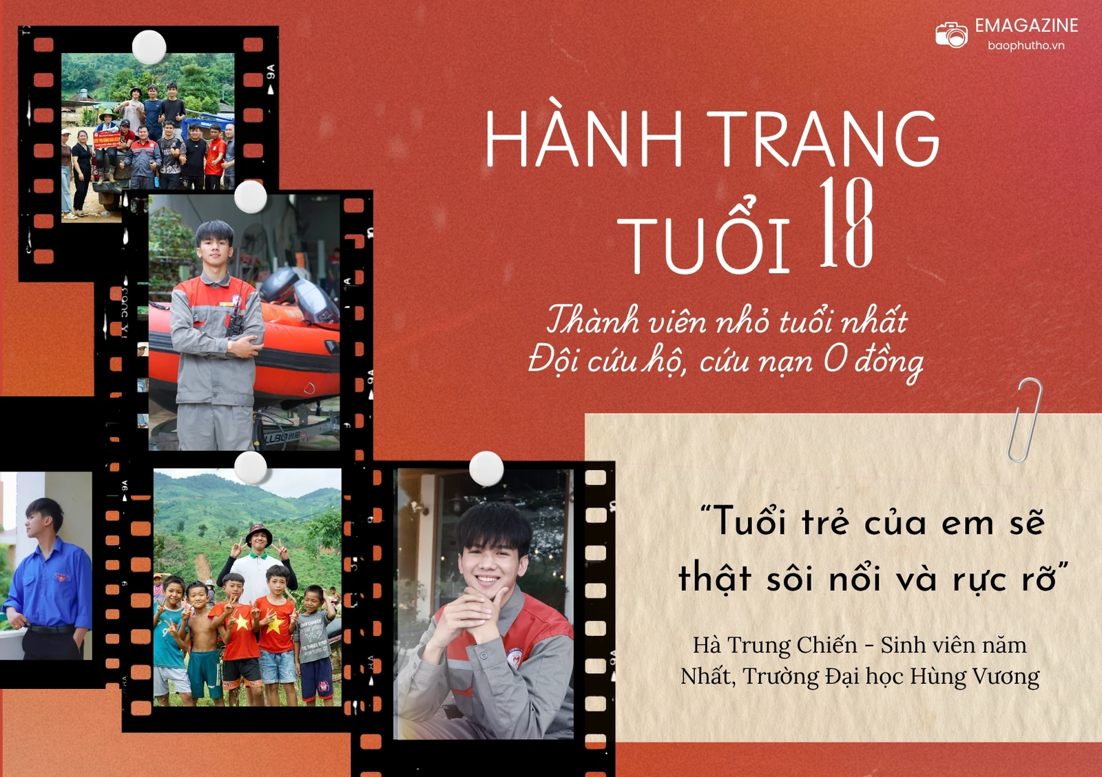 Hành trang tuổi 18 của thành viên nhỏ tuổi nhất Đội cứu nạn, cứu hộ 0 đồng