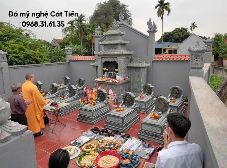 Giải pháp thi công mộ đá, lăng mộ đá hiện đại, minh bạch từ Đá Mỹ Nghệ Cát Tiến