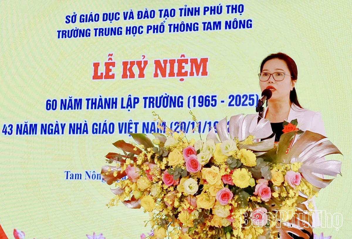 Kỷ niệm 60 năm thành lập Trường THPT Tam Nông