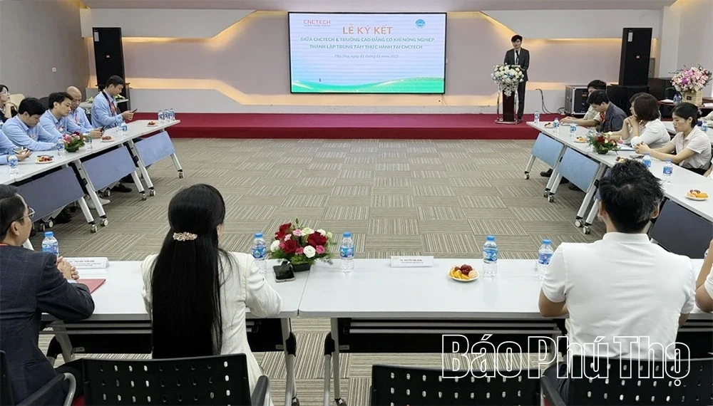 CNCTech và Trường Cao đẳng Cơ khí Nông nghiệp hợp tác đào tạo nguồn nhân lực công nghệ cao
