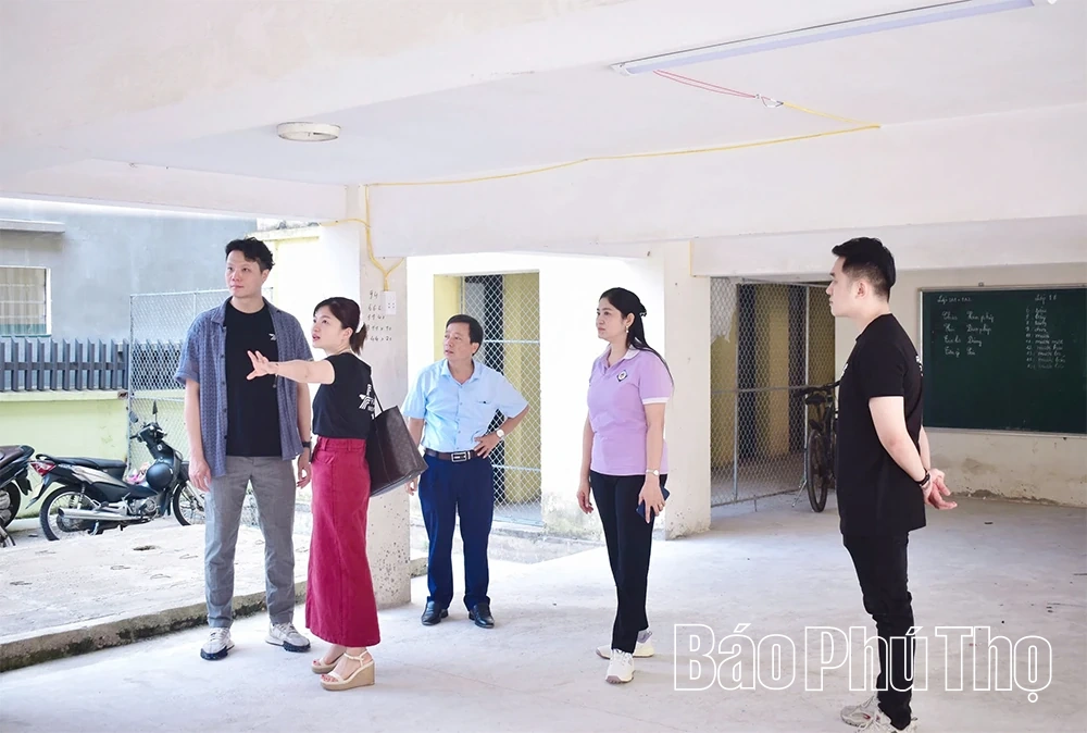 Khởi công xây dựng nhà ăn bán trú tại Trường Giáo dục chuyên biệt Phú Thọ