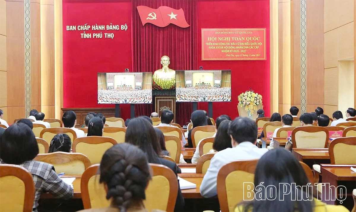 Hội nghị trực tuyến toàn quốc triển khai công tác bầu cử đại biểu Quốc hội khóa XVI nhiệm kỳ 2026-2031