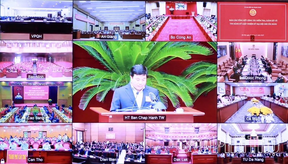 Hội nghị toàn quốc tổng kết công tác kiểm tra, giám sát, thi hành kỷ luật của Đảng