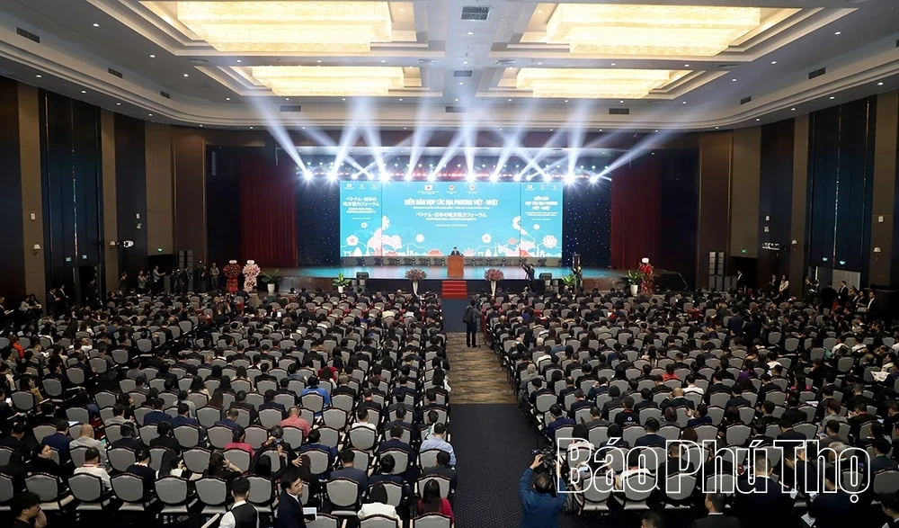 Chủ tịch UBND tỉnh Phú Thọ Trần Duy Đông dự Diễn đàn hợp tác địa phương Việt – Nhật