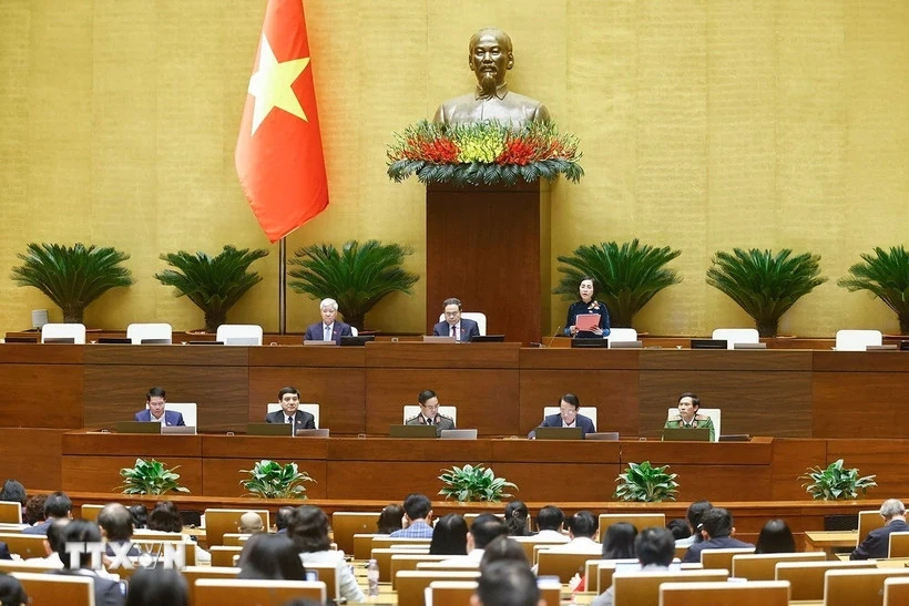 Quốc hội biểu quyết thông qua 4 dự thảo luật trong lĩnh vực pháp luật