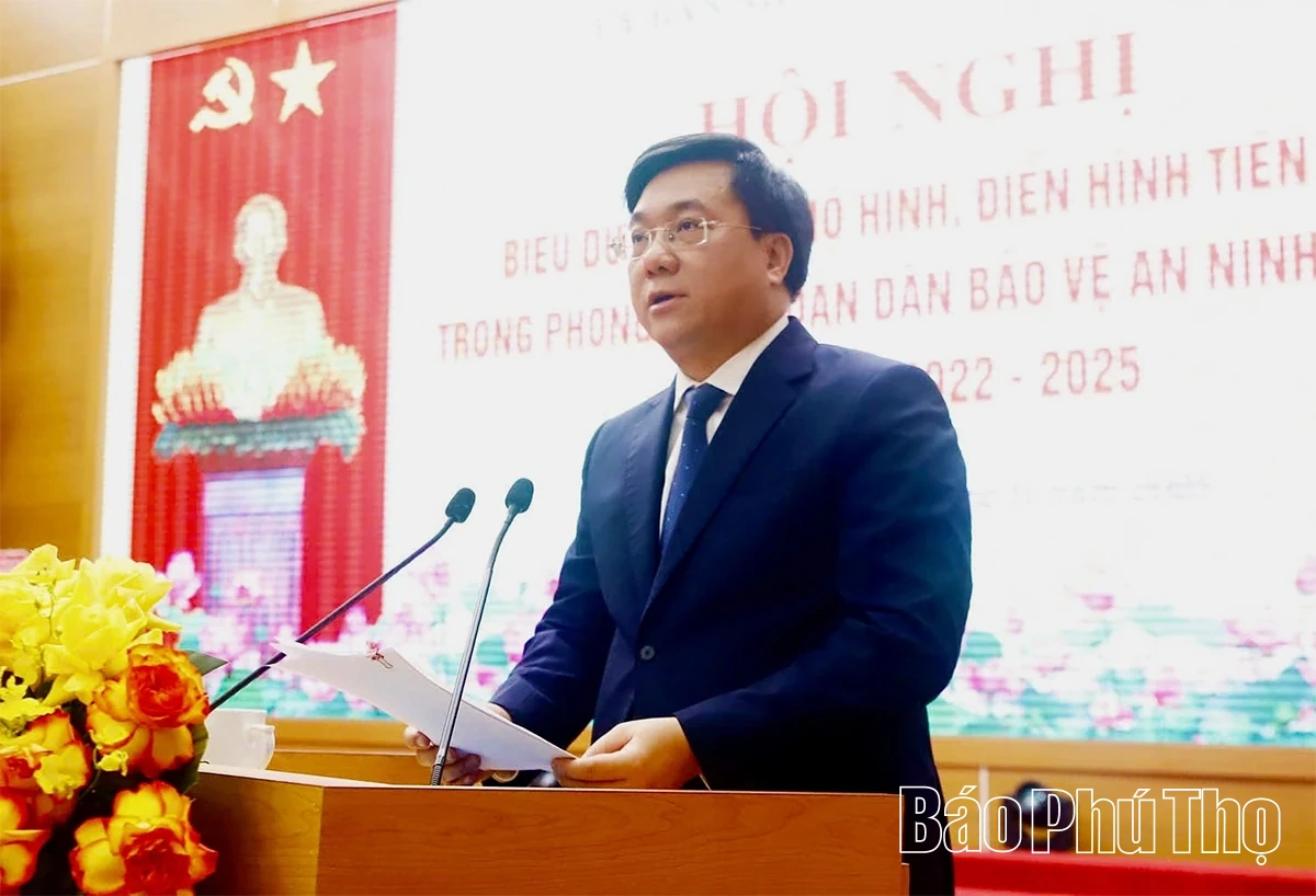 Biểu dương các mô hình, điển hình tiên tiến trong phong trào “Toàn dân bảo vệ an ninh Tổ quốc” giai đoạn 2022 – 2025