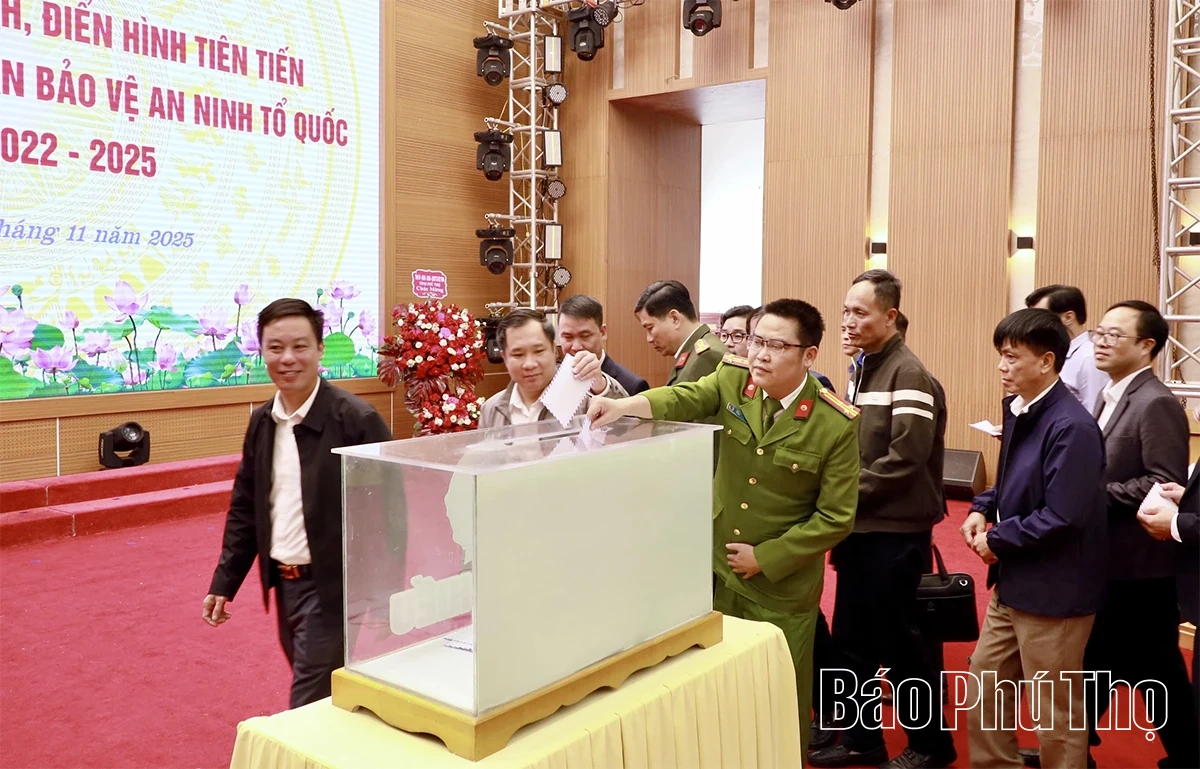 Biểu dương các mô hình, điển hình tiên tiến trong phong trào “Toàn dân bảo vệ an ninh Tổ quốc” giai đoạn 2022 – 2025