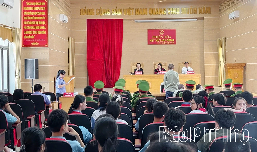 Hiệu quả tuyên truyền pháp luật qua phiên tòa xét xử lưu động