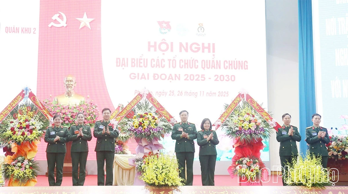 Hội nghị Đại biểu các tổ chức quần chúng giai đoạn 2025-2030 thành công tốt đẹp