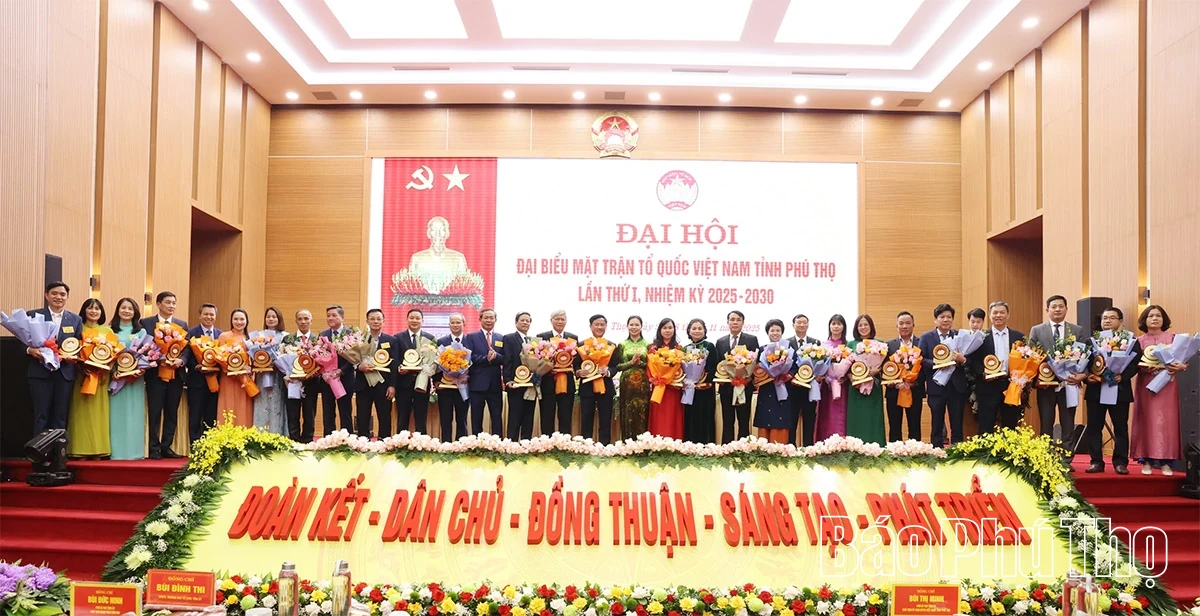 Đại hội đại biểu MTTQ tỉnh Phú Thọ: Hoàn thành phiên làm việc thứ Nhất với tinh thần đoàn kết - trách nhiệm