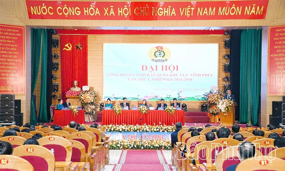 Đại hội Công đoàn cơ sở Ban Quản lý dự án khu vực Vĩnh Phúc lần thứ I, nhiệm kỳ 2025 - 2030