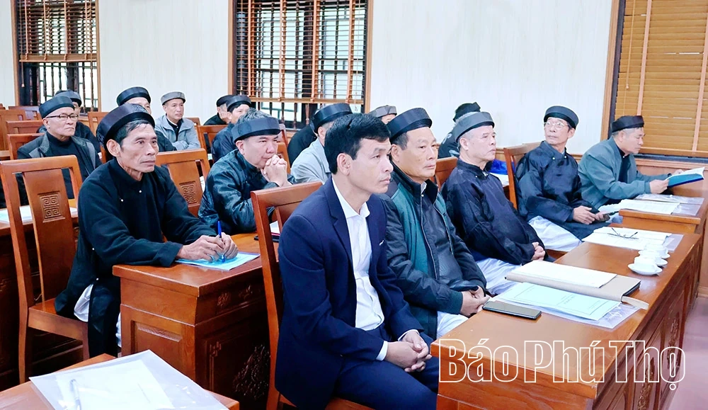 Khu di tích lịch sử Đền Hùng tập huấn tuyển chọn ông Từ, phụ Từ